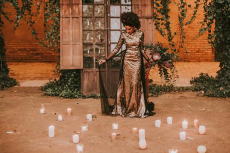 Adiós 2017...Negro y Dorado, una novia diferente Adiós 2017...Negro y Dorado, una novia diferente