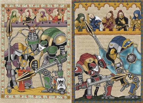 Knights Imperiales justando