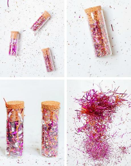 Diy confeti de ultima hora para fin de año