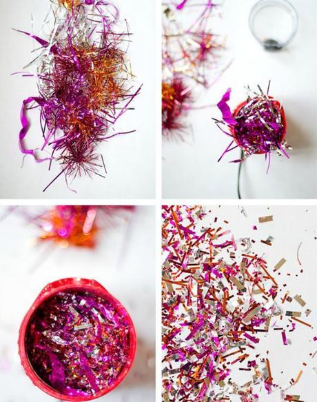 Diy confeti de ultima hora para fin de año
