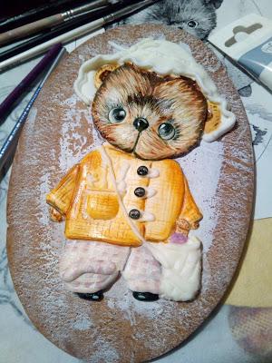 GALLETA OSITO Y MONITA COQUETA