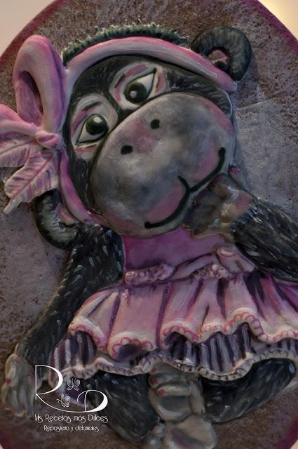 GALLETA OSITO Y MONITA COQUETA