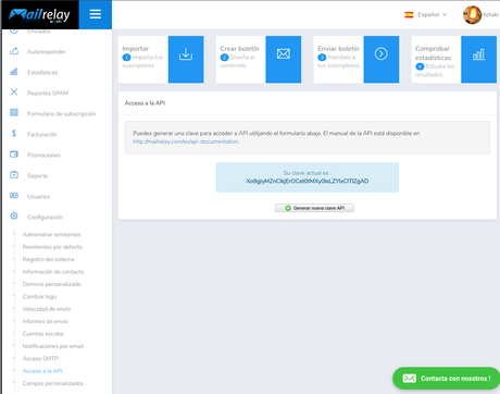 Utilizando la API de MailRelay para enviar correo masivo a nuestra manera.