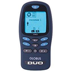 Globus Duo Pro - Estimulador muscular electrónico (AAA, 1,5V, LCD) Azul
