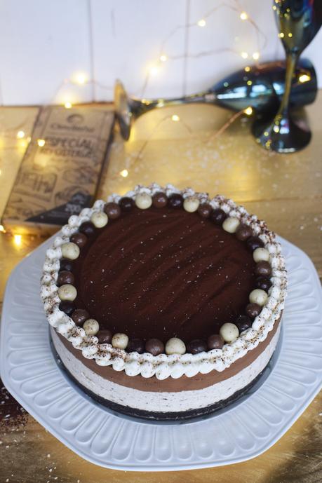 Cheesecake de Oreo y Mousse de chocolate