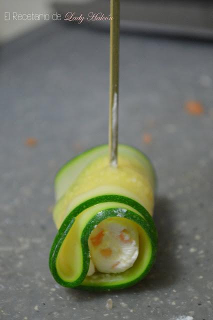 Bocaditos de calabacín y salmón y feliz 2018