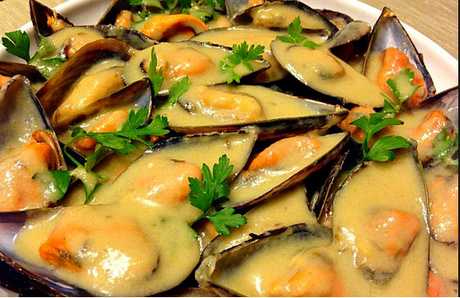 Mejillones en salsa de puerro y mostaza con Thermomix Mejillones en salsa de puerro y mostaza con Thermomix
