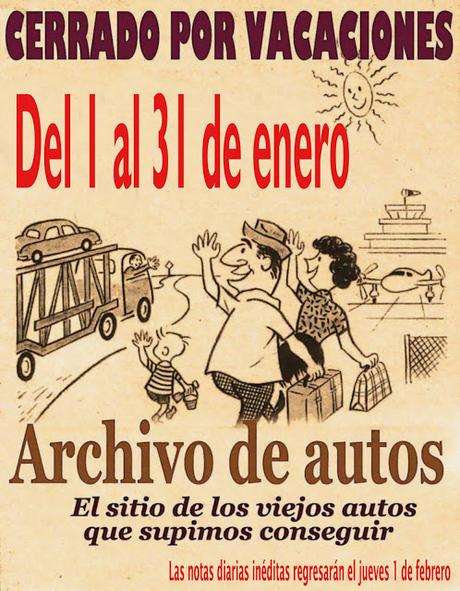Vacaciones de verano en Archivo de autos
