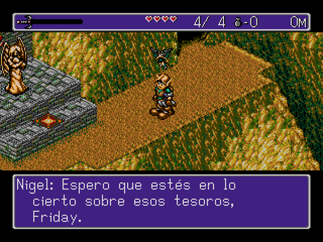 Landstalker: The Treasures of King Nole de Sega Mega Drive / Genesis traducido al español