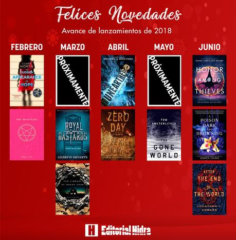 Atentos a las novedades que nos traerá Editorial Hidra para 2018 Atentos a las novedades que nos traerá Editorial Hidra para 2018