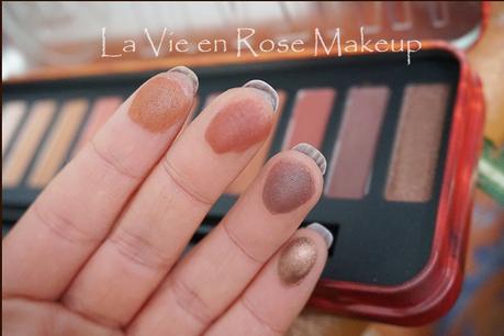 Paleta Blazin' de W7 - Swatches y propuesta de maquillaje