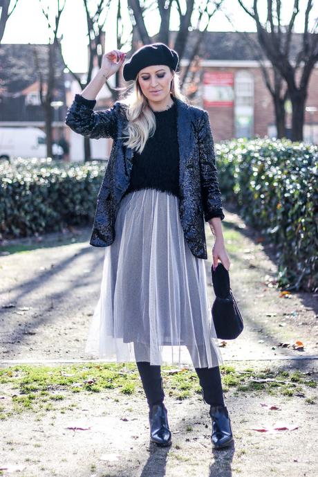 PAILLETTES JACKET & TULLE SKIRT PAILLETTES JACKET & TULLE SKIRT