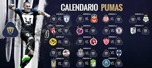 Calendario del Pumas para el Torneo Clausura 2018