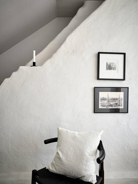 mini estudio mini ático estilo nórdico distribución diáfana decoración interiores decoración espacios pequeños cocina abierta aticos nordicos 