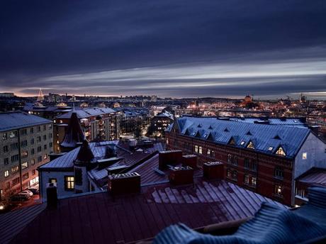 mini estudio mini ático estilo nórdico distribución diáfana decoración interiores decoración espacios pequeños cocina abierta aticos nordicos 