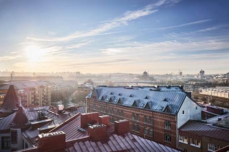 mini estudio mini ático estilo nórdico distribución diáfana decoración interiores decoración espacios pequeños cocina abierta aticos nordicos 