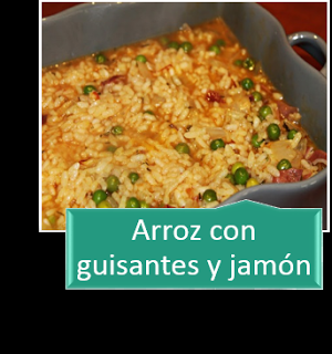 ARROZ CON GUISANTES Y JAMÓN