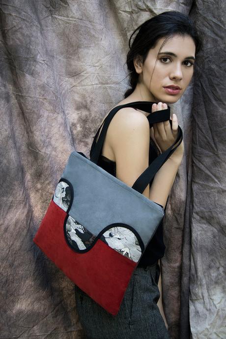 Colección Otoño Invierno 2017-18 de ZÁLEZ bolso-ondas-perfil