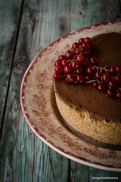 TARTA MOUSSE DE CHOCOLATE FACIL