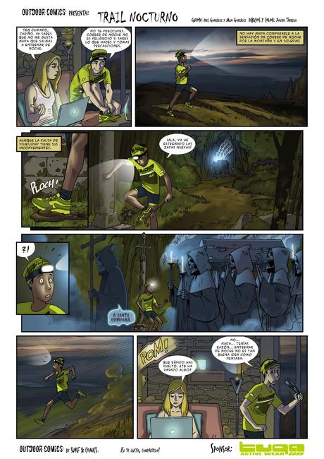 Trail Nocturno | Comic de Humor de Outdoor Comics