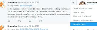 Cómo Reportar un Tweet