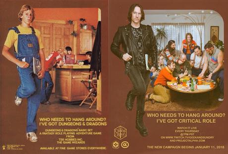 Back to the 80's: Critical Role en Twitch Back to the 80's: Critical Role en Twitch