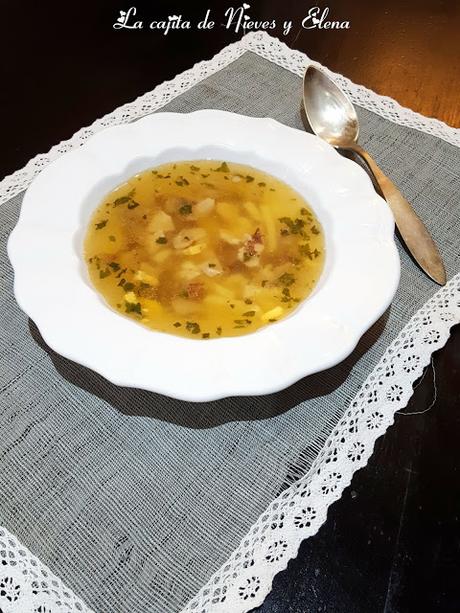 Sopa de picadillo