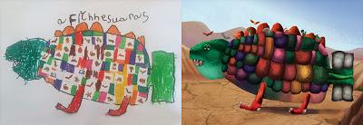Dando vida a dinosaurios dibujados por niños con Dougal Dixon