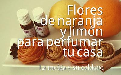 Flores de naranja y limón para perfumar tu casa