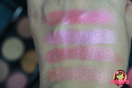 Paletas de coloretes de Makeup Revolution