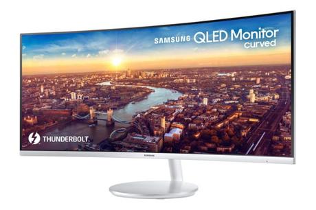 Samsung anuncia un monitor curvo QLED de 34 pulgadas y Thunderbolt 3