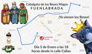 Recorrido Cabalgara de Reyes 2018