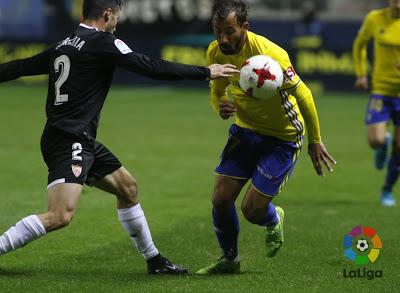 Crónica Cádiz CF 0 - Sevilla FC 2