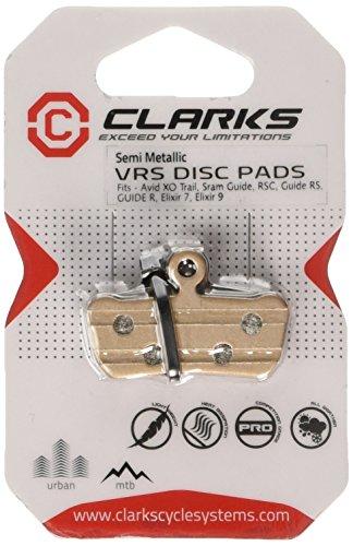 Clarks VRS859 - Clarks Elite Semi-Metallic Disc Brake Pads for Avid XO Trail, Sram Guide, RSC, Guide RS, GUIDE R, Avid XO Trail, Elixir 7 , Elixir 9