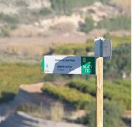 Señalización sendero SL-CV 17