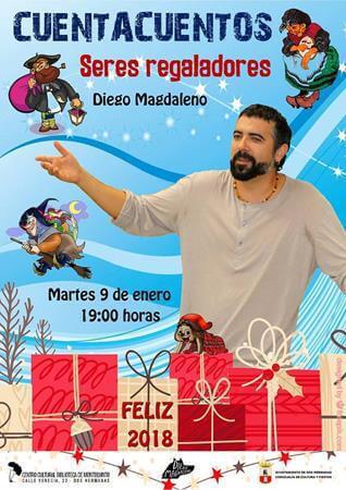 Cuentacuentos en familia: ‘Seres regaladores’ – Diego Magdaleno