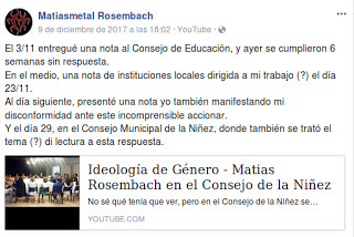 Ideología de Género con copia a Susana Ferro Ideología de Género con copia a Susana Ferro
