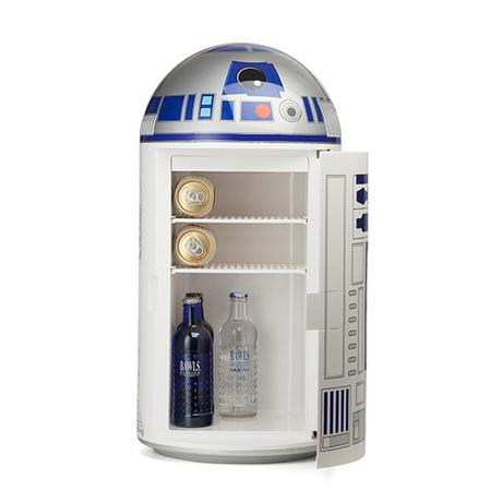 Un refrigerador de Star Wars R2 para los fanáticos de la guerra de las galaxias y las cervezas