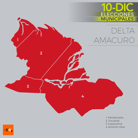 Análisis cuantitativo y cualitativo de los resultados electorales municipales del 10 de diciembre en el estado Delta Amacuro.