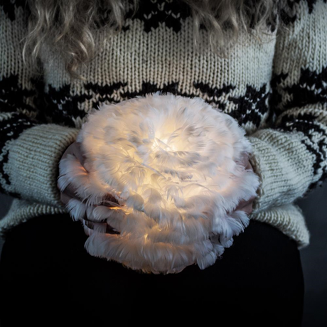 Pantalla de lámpara Eos de Vita lampara nórdica lampara escandinava lampara de plumas lámpara de diseño lampara danesa iluminación hogar diseño nórdico diseño escandinavo accesorios hogar 