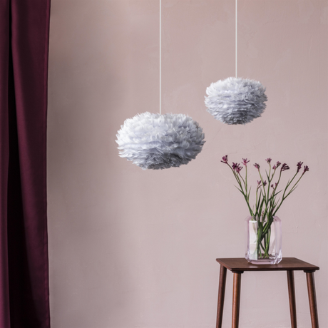 Pantalla de lámpara Eos de Vita lampara nórdica lampara escandinava lampara de plumas lámpara de diseño lampara danesa iluminación hogar diseño nórdico diseño escandinavo accesorios hogar 