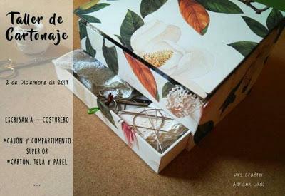 Taller cartonaje con Adriana Jado.