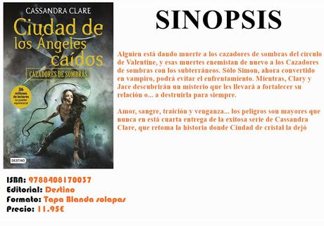 Cazadores de sombras: Ciudad de los ángeles caídos - Cassandra Clare