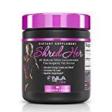 NLA for Her - Shred Her - All Natural Ultra Concentrated Thermogenic Fat Burner - Supports Energy Levels and Mood, Increases Fat Loss, & Helps Suppress Appetite - 60 Capsules