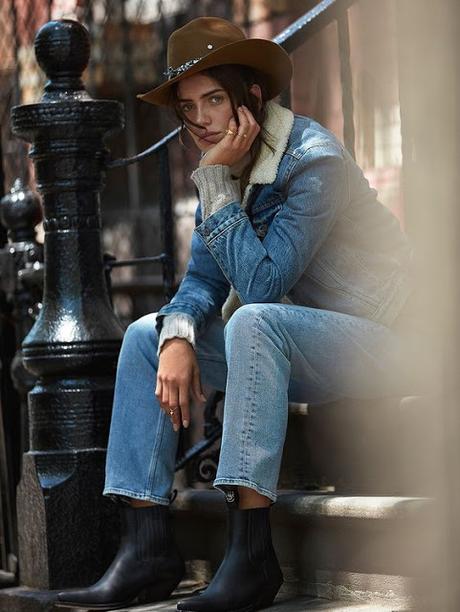 En Tendencia Cazadora Denim con Borreguito En Tendencia Cazadora Denim con Borreguito