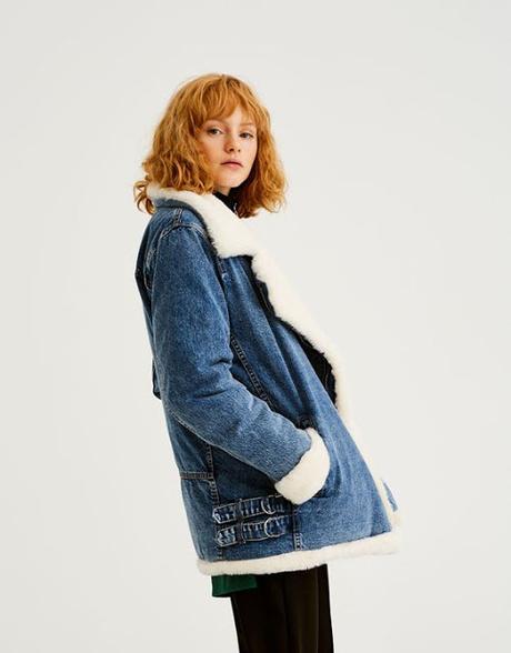 En Tendencia Cazadora Denim con Borreguito En Tendencia Cazadora Denim con Borreguito