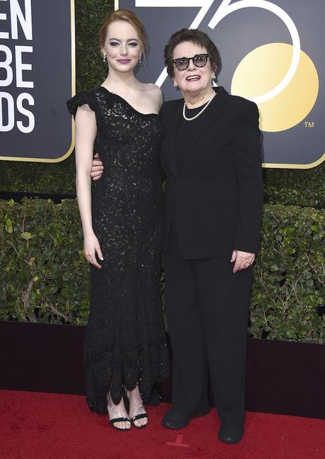 La alfombra roja de la 75 edición de los Globos de Oro.