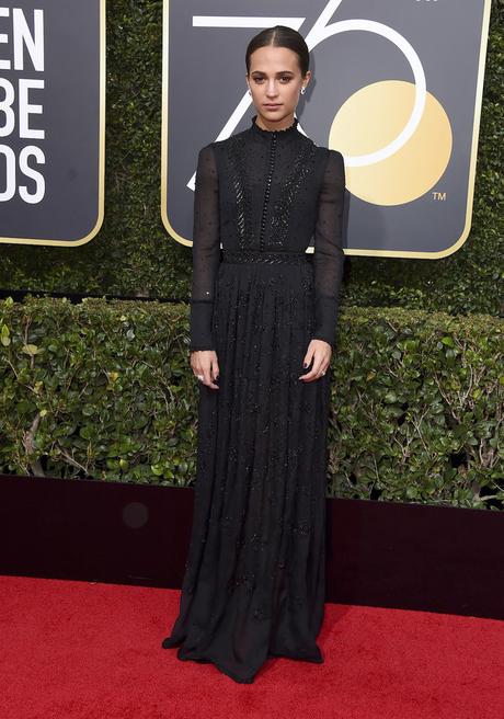 La alfombra roja de la 75 edición de los Globos de Oro.