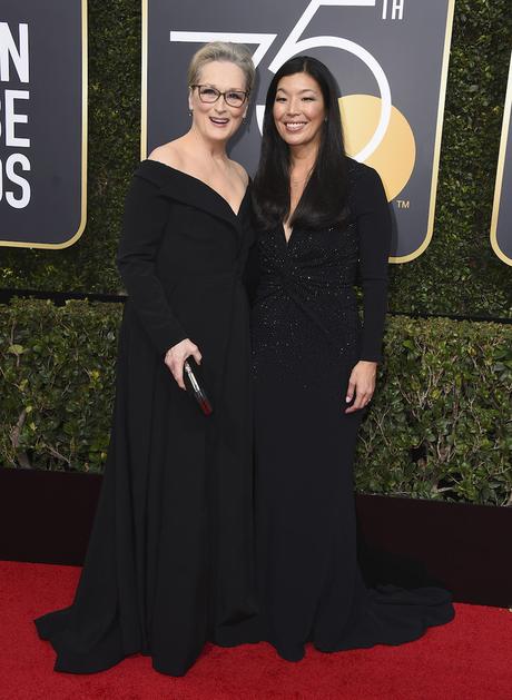 La alfombra roja de la 75 edición de los Globos de Oro.