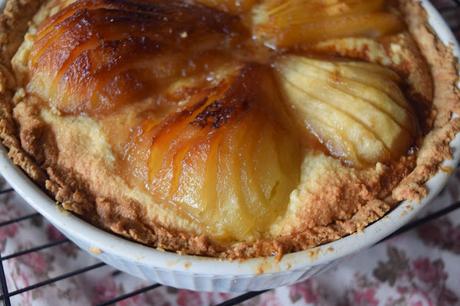 Tarta de Almendra y Pera Sin Gluten Tarta de Almendra y Pera Sin Gluten
